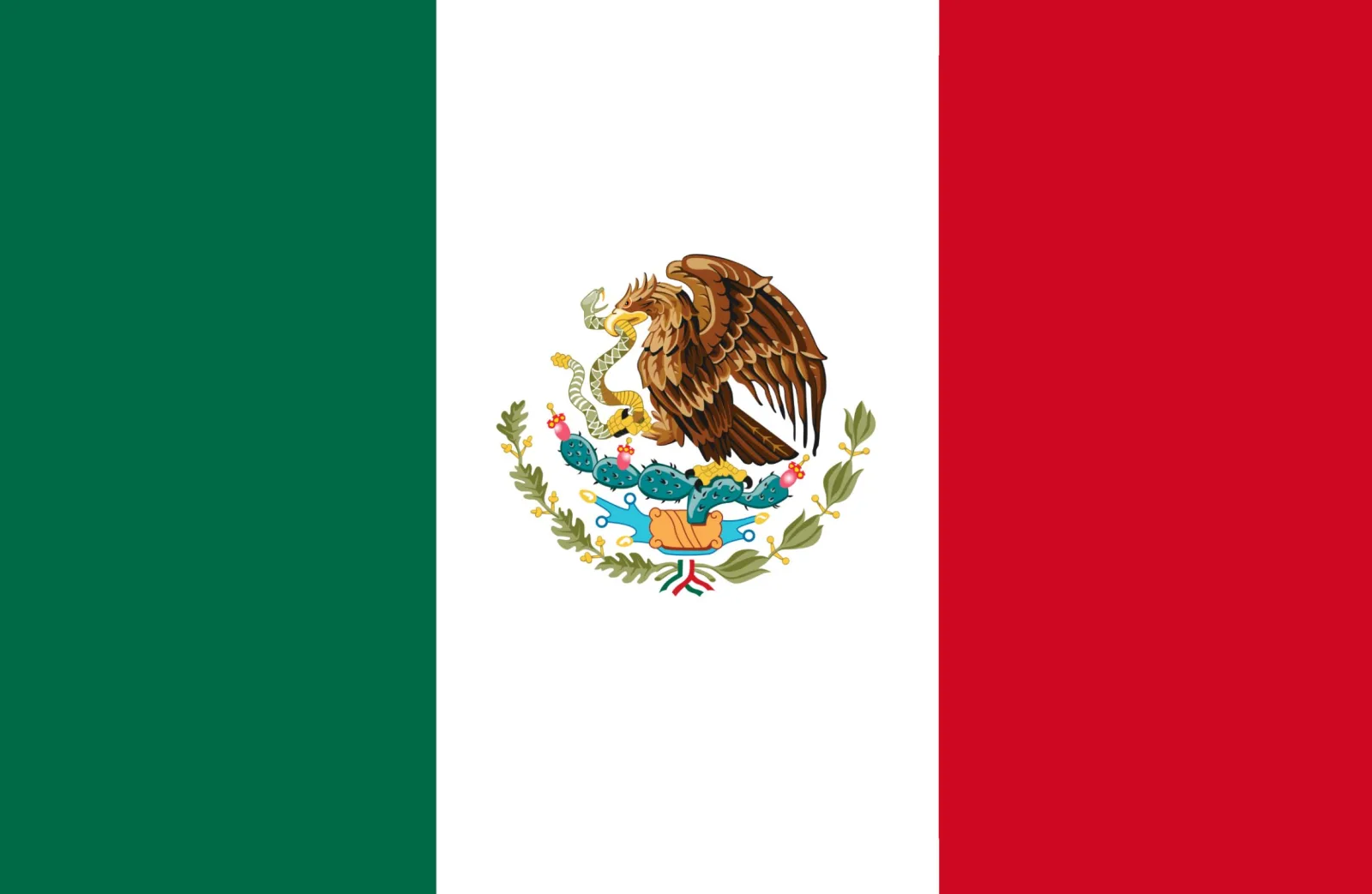 Bandera de México &middot; guía de inmigración de México a Canadá